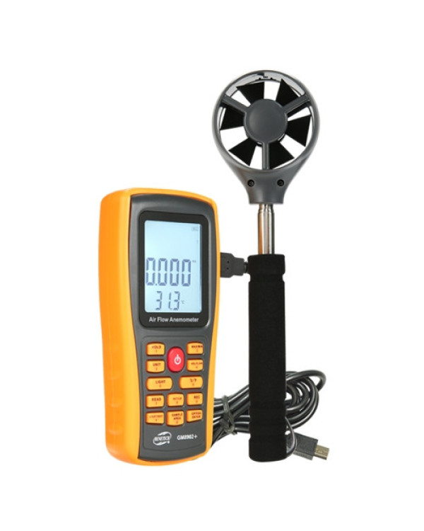 Анемометр професійний USB 0,3-45м / с, 0-45 ° C BENETECH GM8902X Анемометр професійний USB 0,3-45м / с, 0-45 ° C BENETECH GM8902X