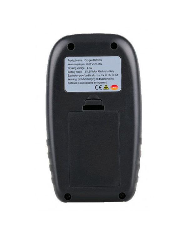 Датчик концентрації кисню O2 + термометр (0-25% VOL, 0-50 ° C) WINTACT WT8821