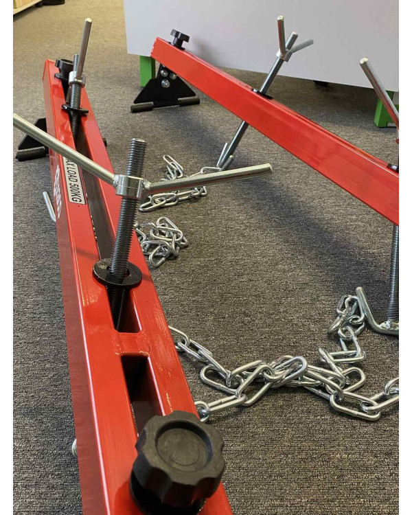 Траверса для зняття двигуна з двома захватами 500 кг 1500 мм (ХЗСО) TRV0500