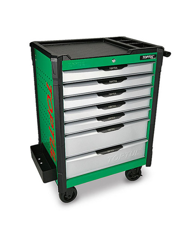 Візок інструментальний для автосервісу 7 секцій (зелений) TOPTUL TCAP0701