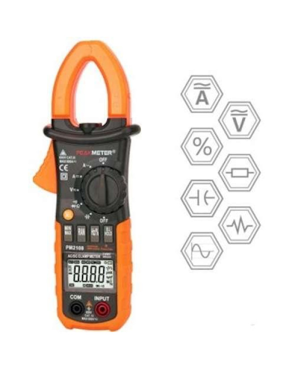 Токовые клещи с функциями мультиметра и True RMS PROTESTER PM2108