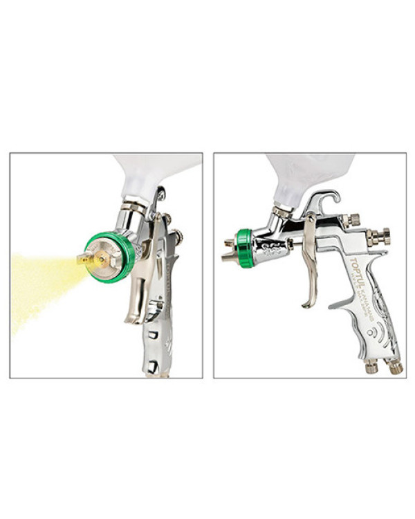 Краскопульт професійний HVLP ВП бачок 600мл, 1,4мм TOPTUL KANA14N6