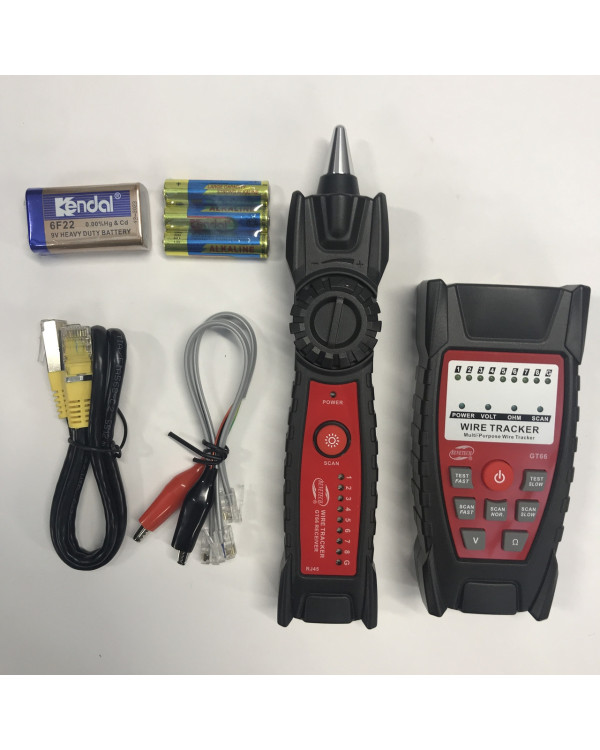 Кабель-тестер (RJ-45 и RJ-11) BENETECH GT66