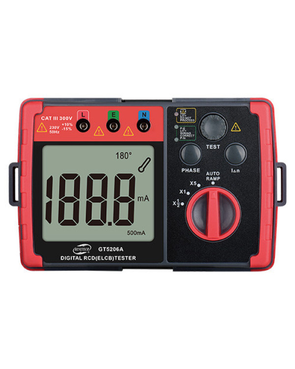 Тестер УЗО цифровой BENETECH GT5206A