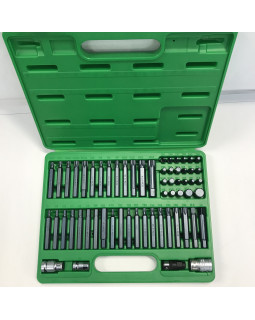 Профессиональный набор бит TORX, HEX, SPLINE, RIBE, SQ 60ед. TOPTUL GCAI6003-foto3