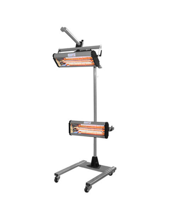 Инфракрасная сушка коротковолновая (2х1000W, 0-60мин,40-100°C, цифровой дисплей) G.I. KRAFT GI15008
