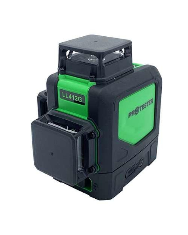 Уровень лазерный нивелир 3x360° (H360/2xV360, зеленый луч) PROTESTER LL412G