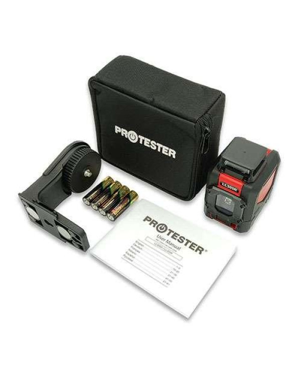 Лазерный построитель плоскостей H360°/1V (красный луч) PROTESTER LL305R