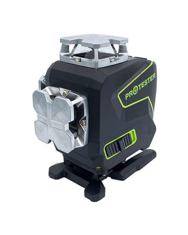Профессиональный лазерный уровень PREMIUM, 4x360°(LCD, Bluetooth, ДУ, зеленый луч) PROTESTER LL516G