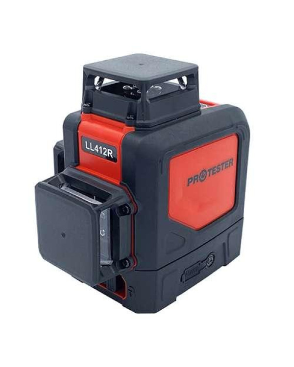 Лазерний рівень 3D, 3x360° (H360/2xV360, червоний промінь) PROTESTER LL412R Лазерний рівень 3D, 3x360° (H360/2xV360, червоний промінь) PROTESTER LL412R