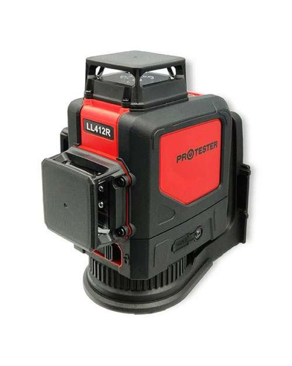 Лазерний рівень 3D, 3x360° (H360/2xV360, червоний промінь) PROTESTER LL412R Лазерний рівень 3D, 3x360° (H360/2xV360, червоний промінь) PROTESTER LL412R