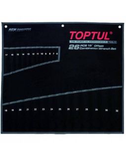 Чехол для гаечных ключей на 26ед. (от набора GPAA2602, GPAX2601) TOPTUL PA26063201 Чехол для гаечных ключей на 26ед. (от набора GPAA2602, GPAX2601) TOPTUL PA26063201
