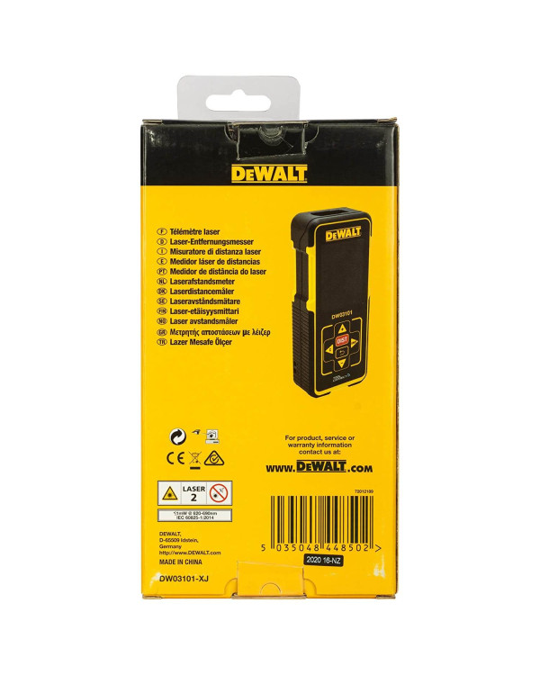 Дальномер лазерный DeWALT DW03101