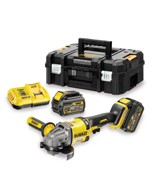 Шлифмашина угловая - болгарка аккумуляторная бесщёточная DeWALT DCG414T2