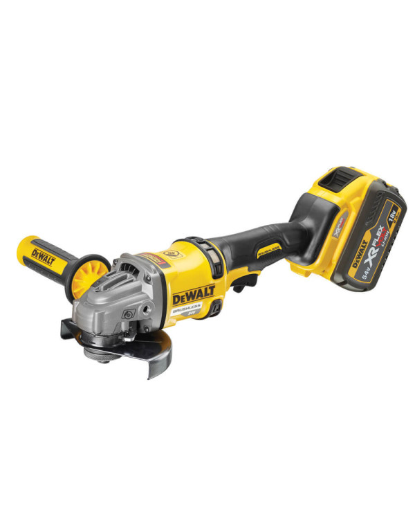 Шлифмашина угловая - болгарка аккумуляторная бесщёточная DeWALT DCG414T2