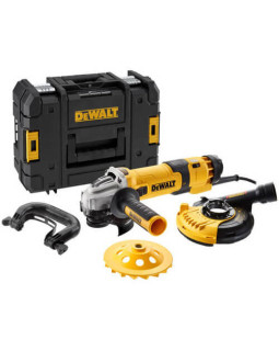 Шлифмашина угловая - болгарка сетевая DeWALT DWE4257KT