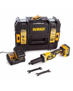 Прямошлифовальная машина аккумуляторная бесщёточная DeWALT DCG426P2-foto2