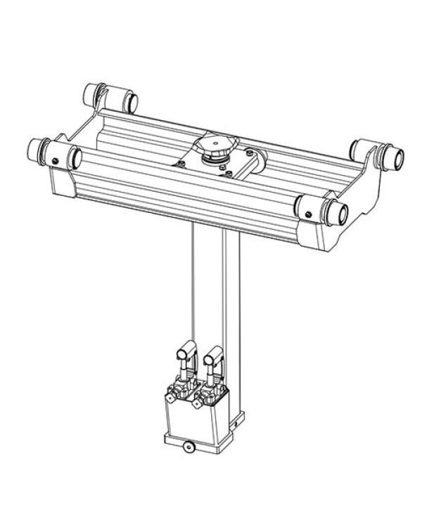 Подъемник канавный (ямный гидравлический домкрат) 20 т, HEAVY DUTY, 750мм ХЗСО HPL-20750