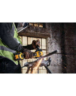 Шлифмашина угловая - болгарка аккумуляторная бесщёточная DeWALT DCG409NT-foto11