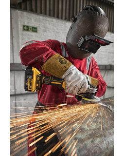 Шлифмашина угловая - болгарка аккумуляторная бесщёточная DeWALT DCG405NT+DCB187-foto5